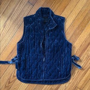 Banana Republic Navy Quilted Vest